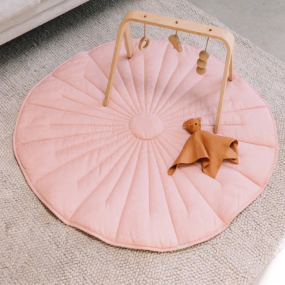 Galah/ firecrest- Linen Quilted Playmat